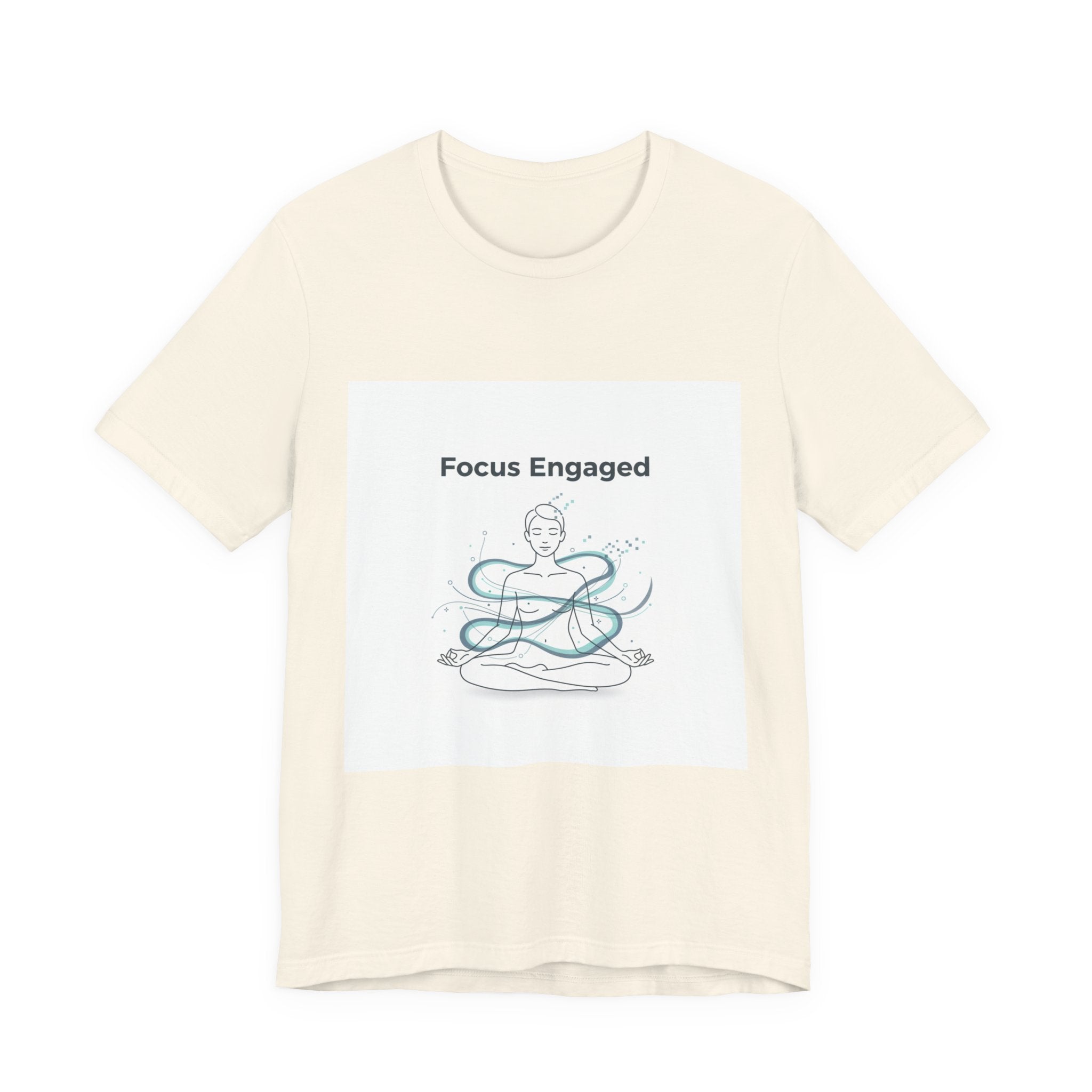 Focus Engaged T-Shirt | Flow State productivity art, ADHD merch