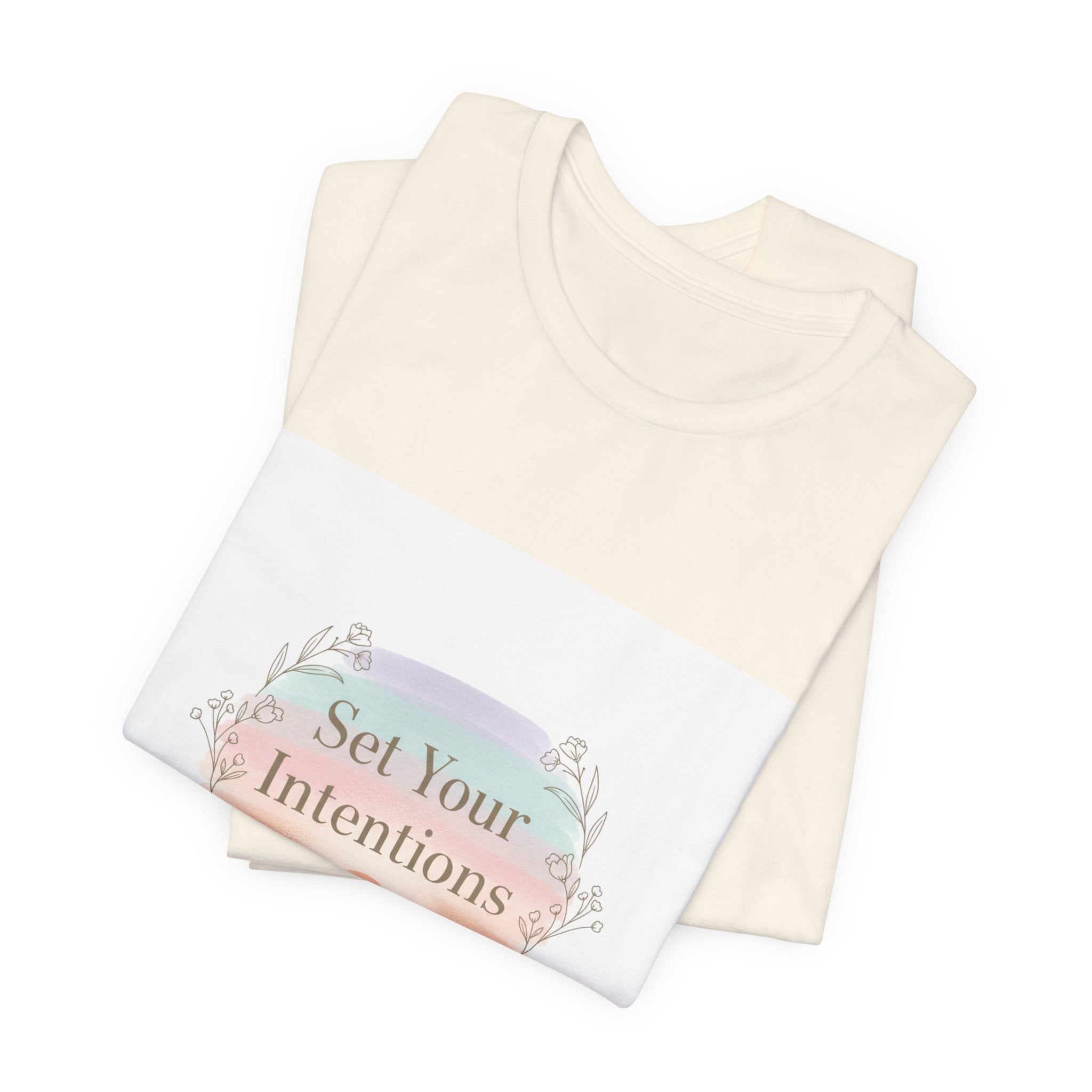 Set Your Intentions Tee | mindful intention shirt, gentle resolution