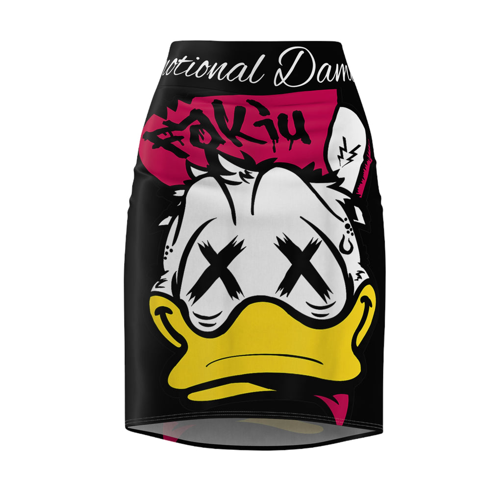 Emotional Damage Duck Pencil Skirt
