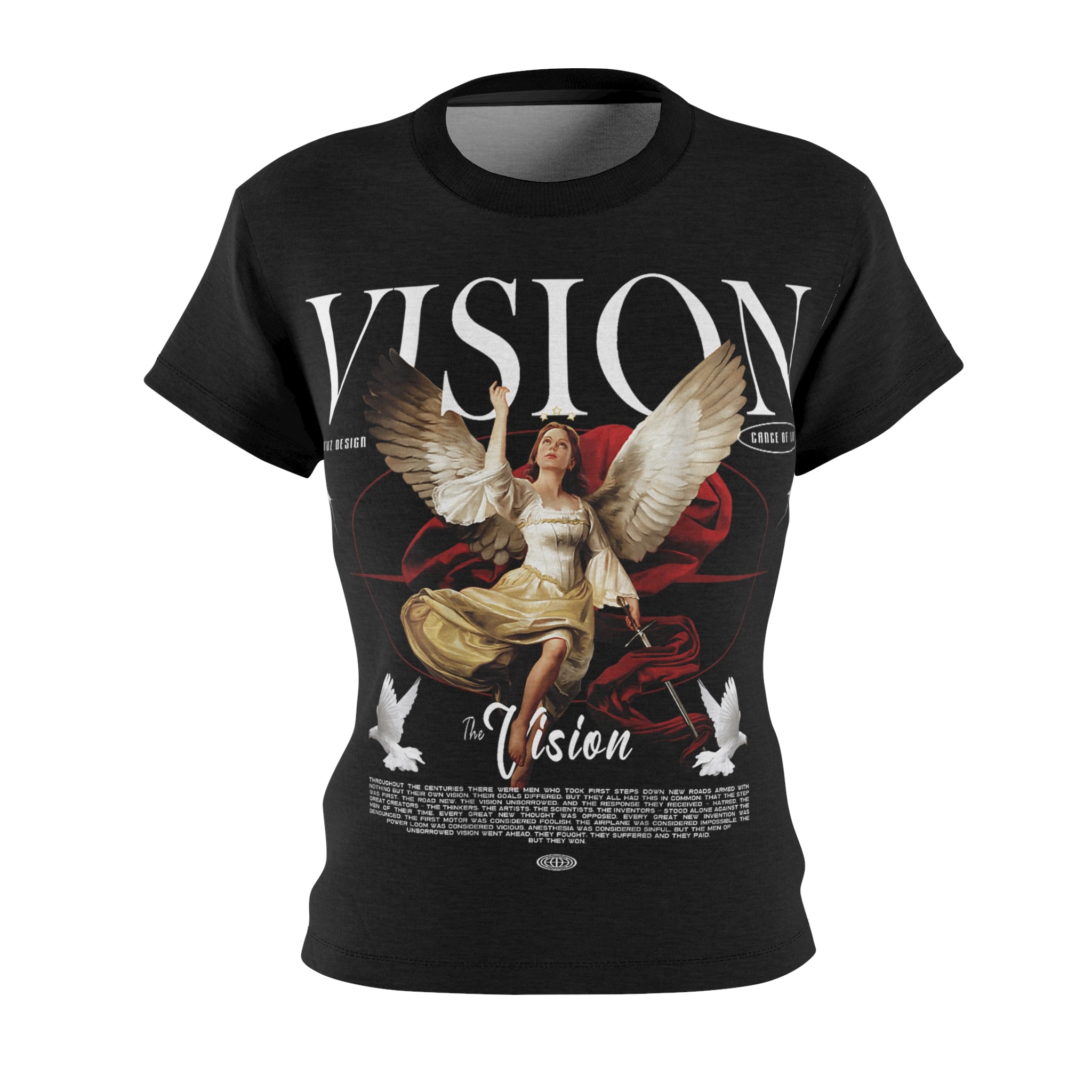 Vision Angel Graphic Tee — Women's All-Over Print
