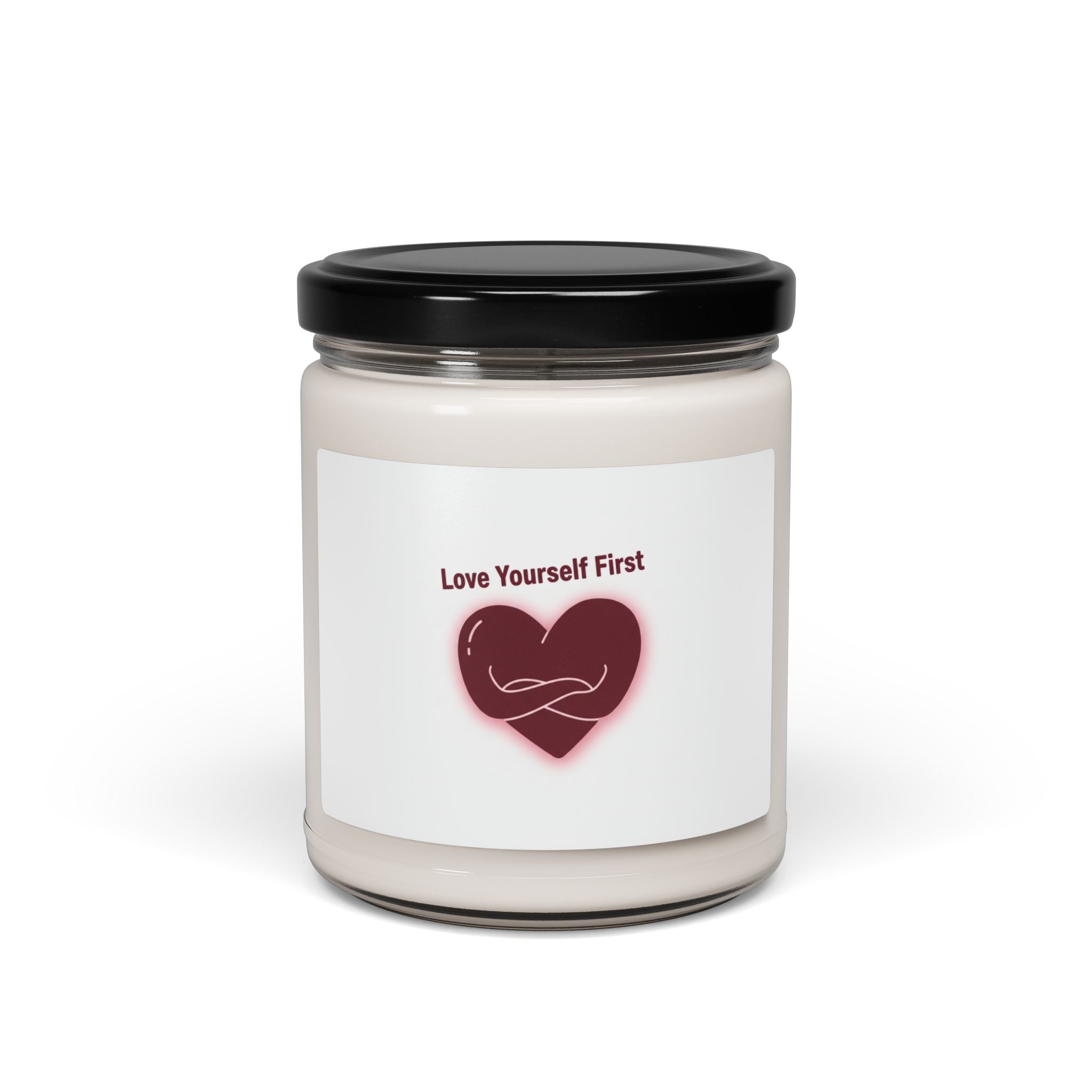 Love Yourself First Candle | Anti‑Valentine, Dark Heart Soy Candle