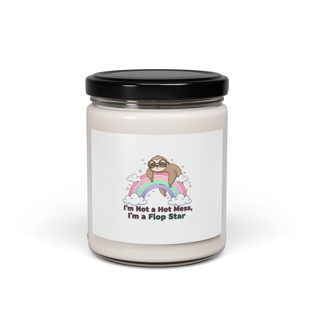 I'm a Flop Star Soy Candle | burnout humor, flop era parody