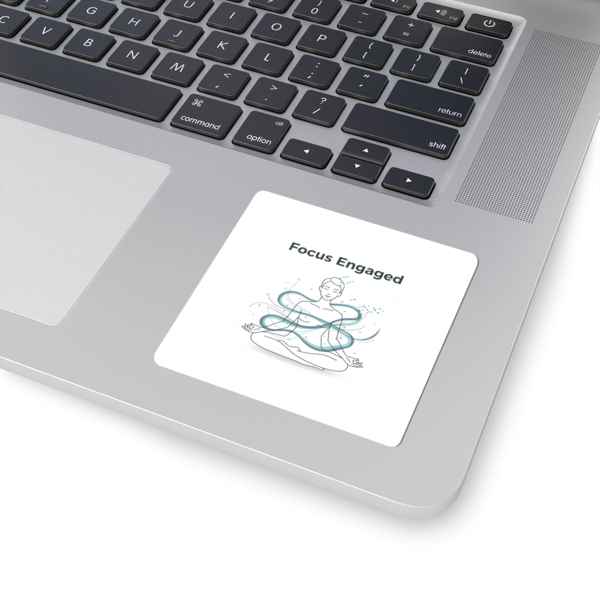 Focus Engaged Kiss-Cut Sticker | Flow State, Productivity Motivation