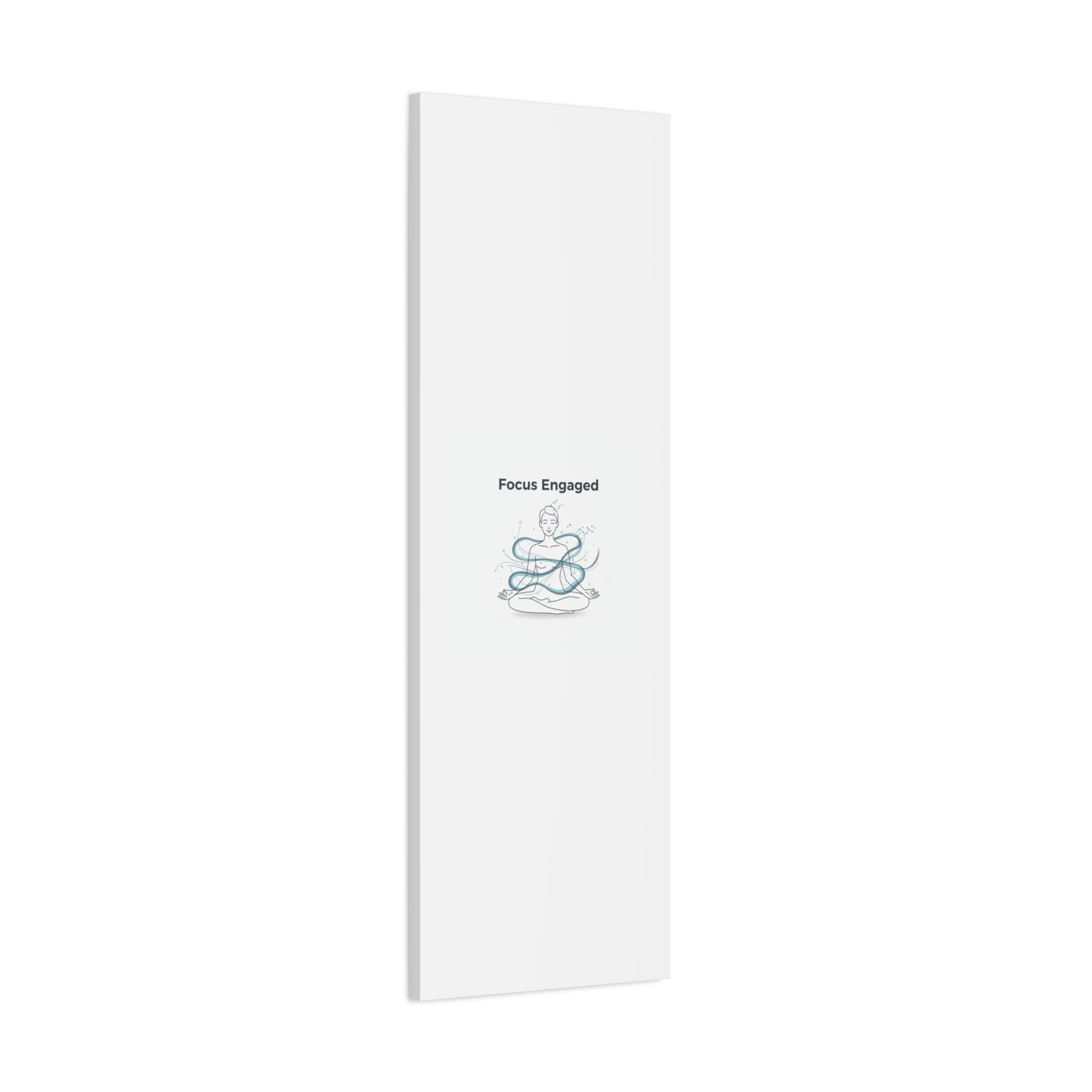 Focus Engaged Canvas, flow state poster | productivity art, ADHD merch
