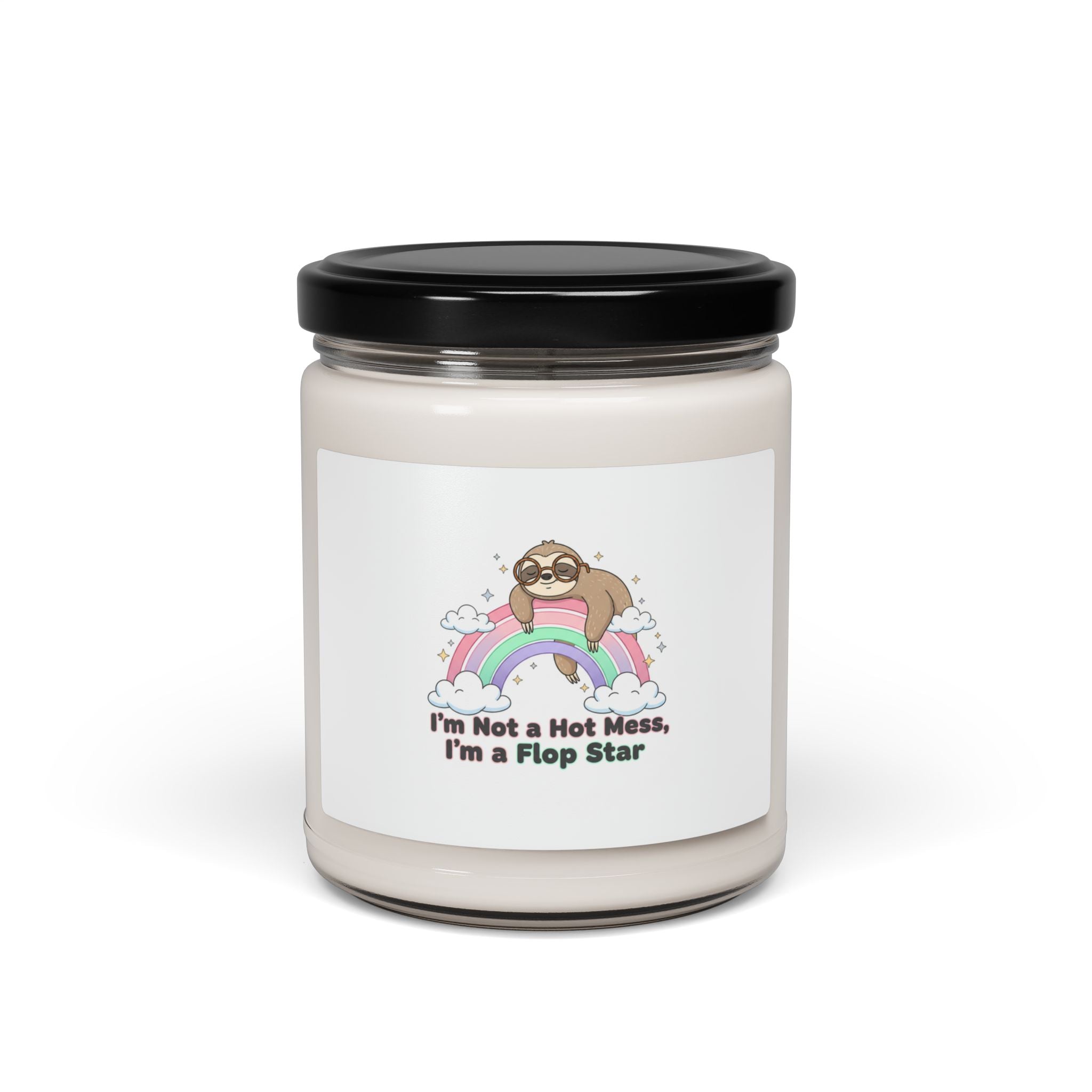 I'm a Flop Star Soy Candle | burnout humor, flop era parody