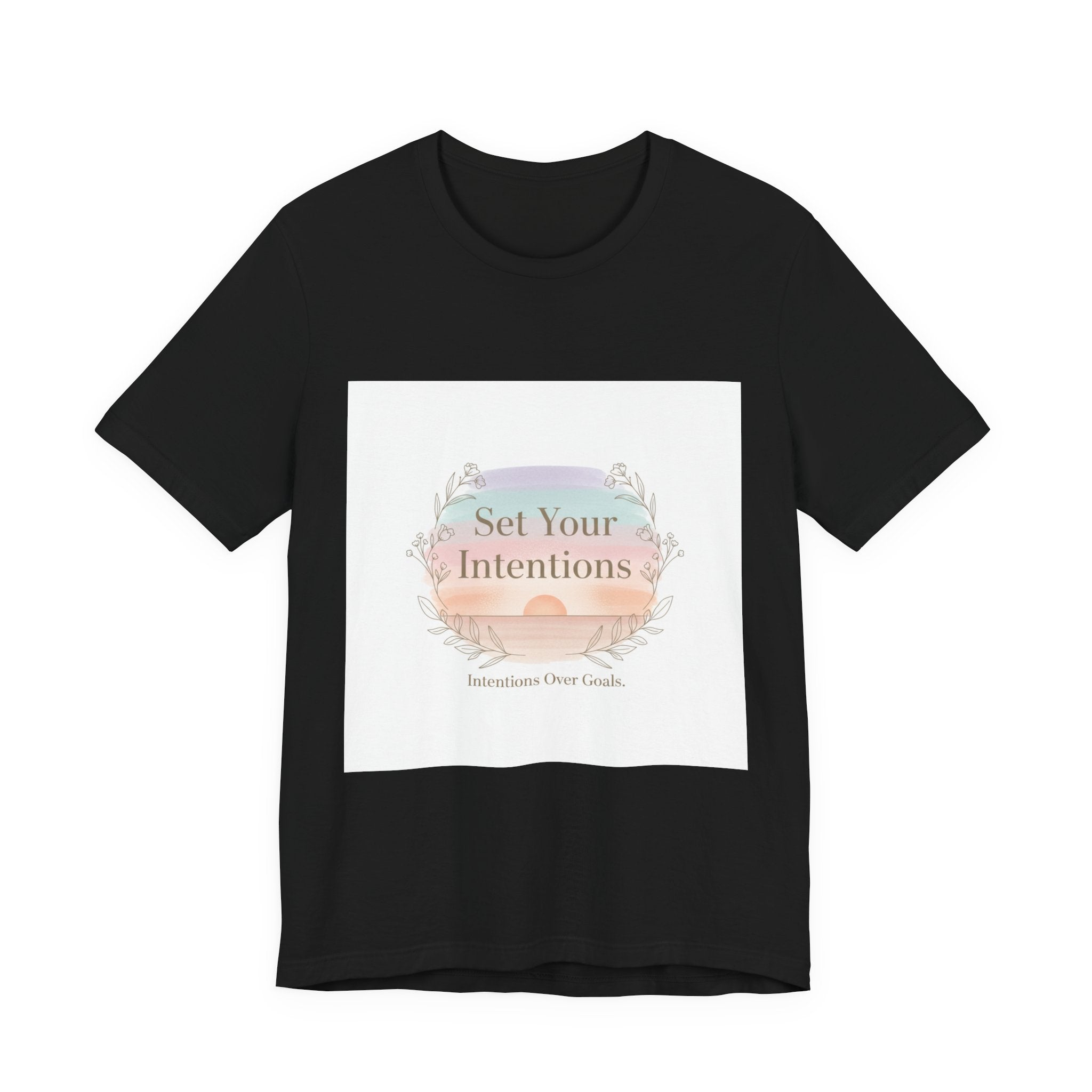 Set Your Intentions Tee | mindful intention shirt, gentle resolution