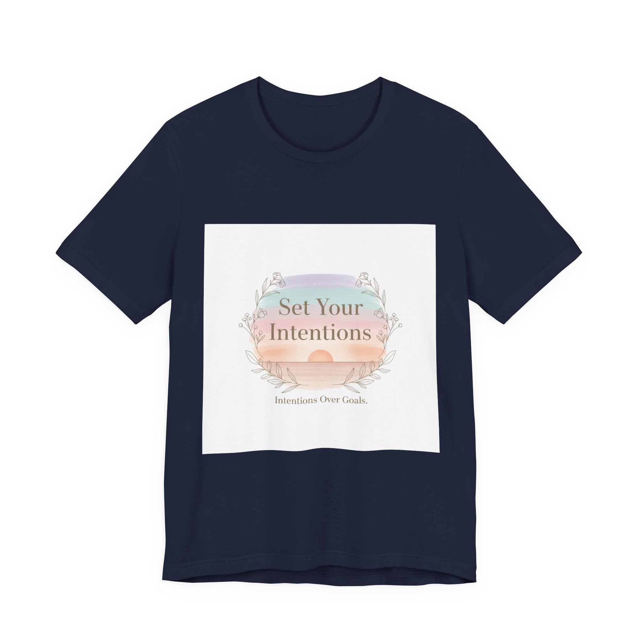 Set Your Intentions Tee | mindful intention shirt, gentle resolution