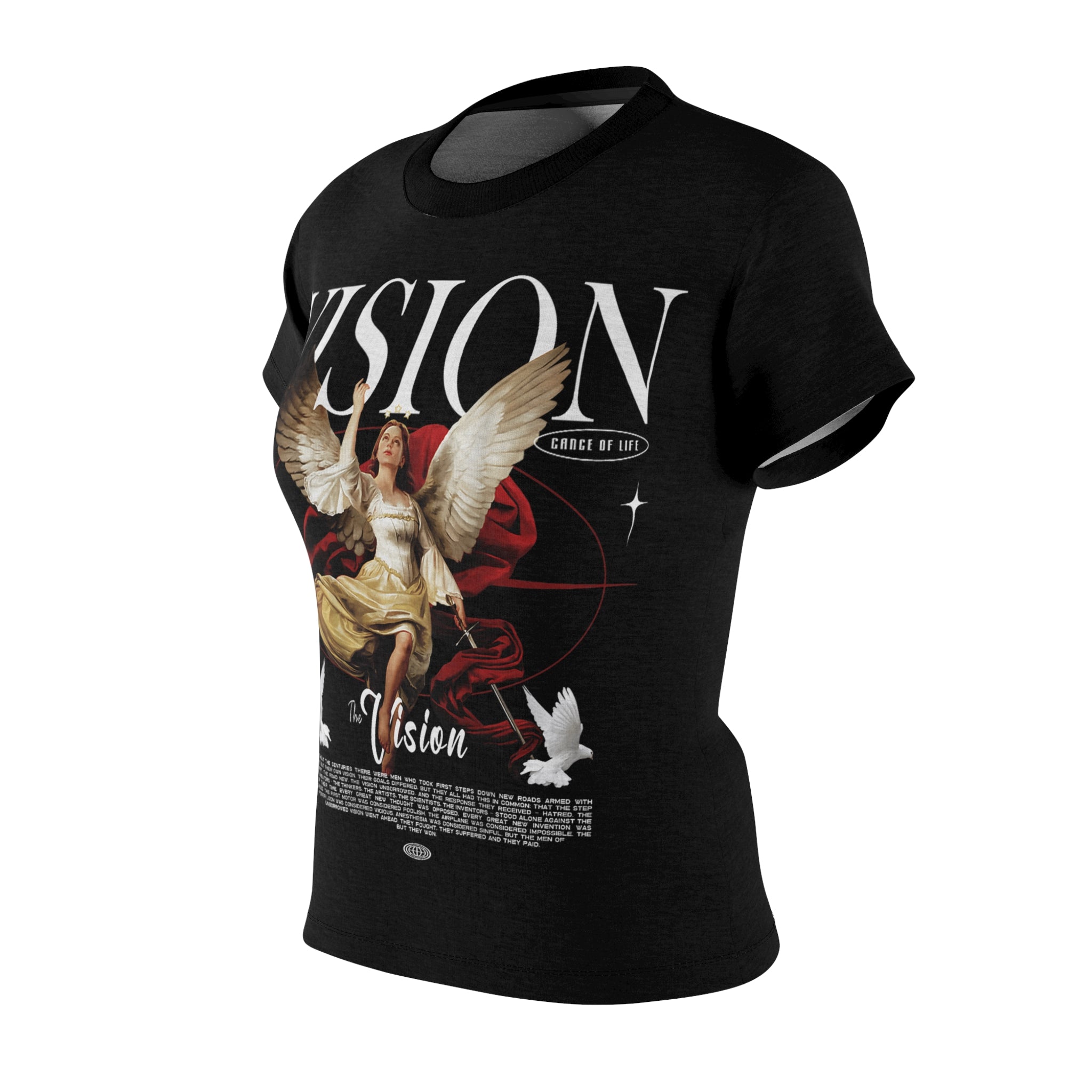 Vision Angel Graphic Tee — Women's All-Over Print