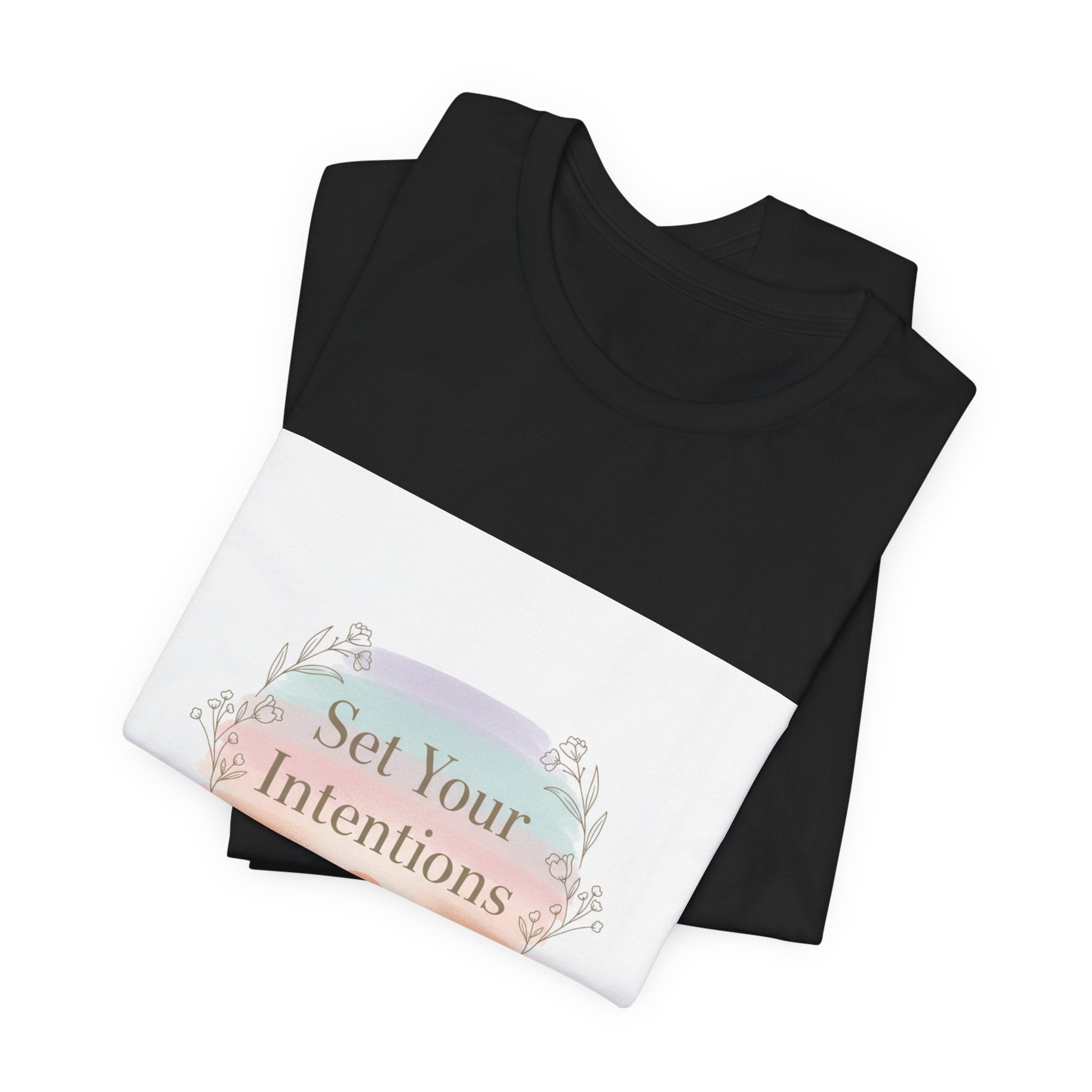 Set Your Intentions Tee | mindful intention shirt, gentle resolution