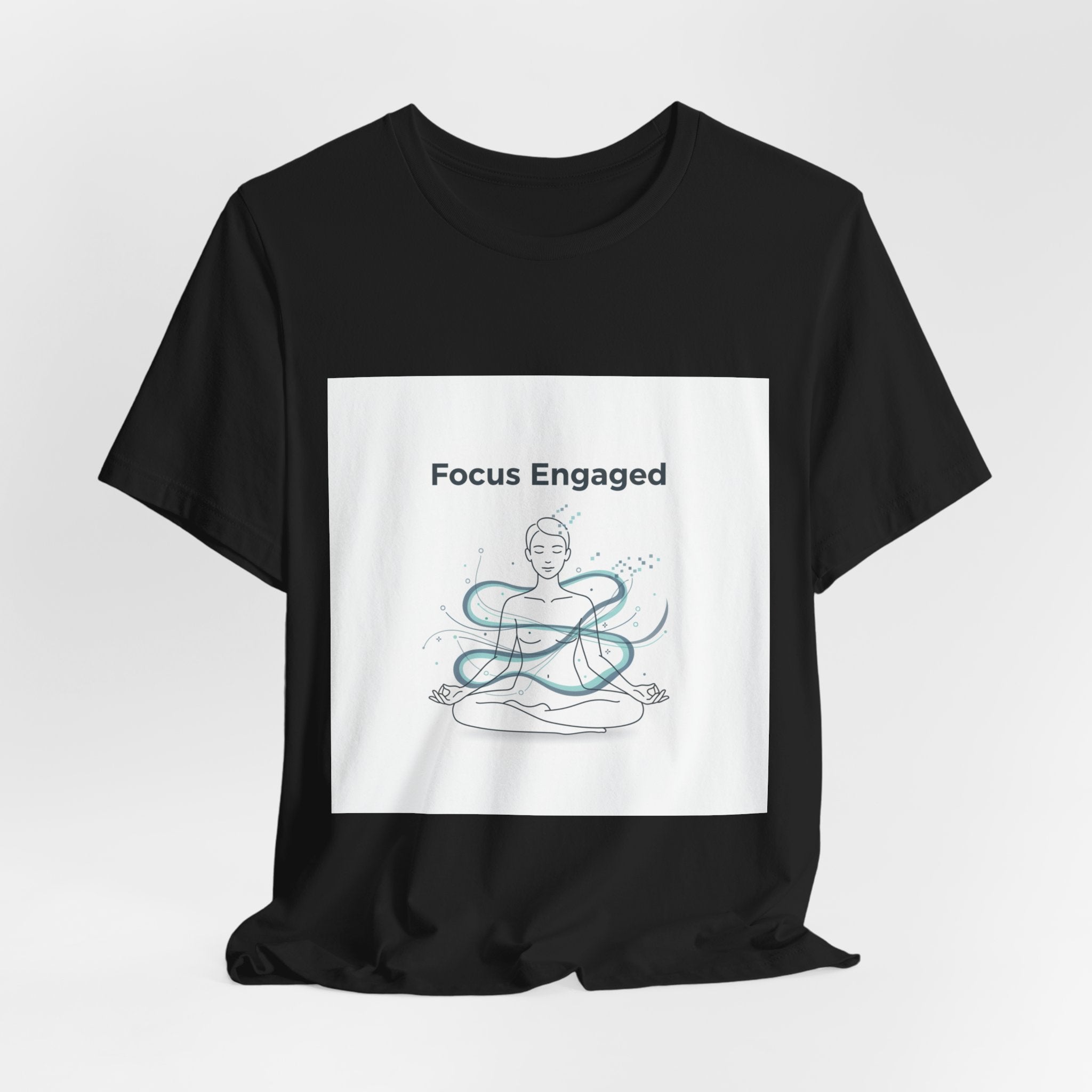Focus Engaged T-Shirt | Flow State productivity art, ADHD merch