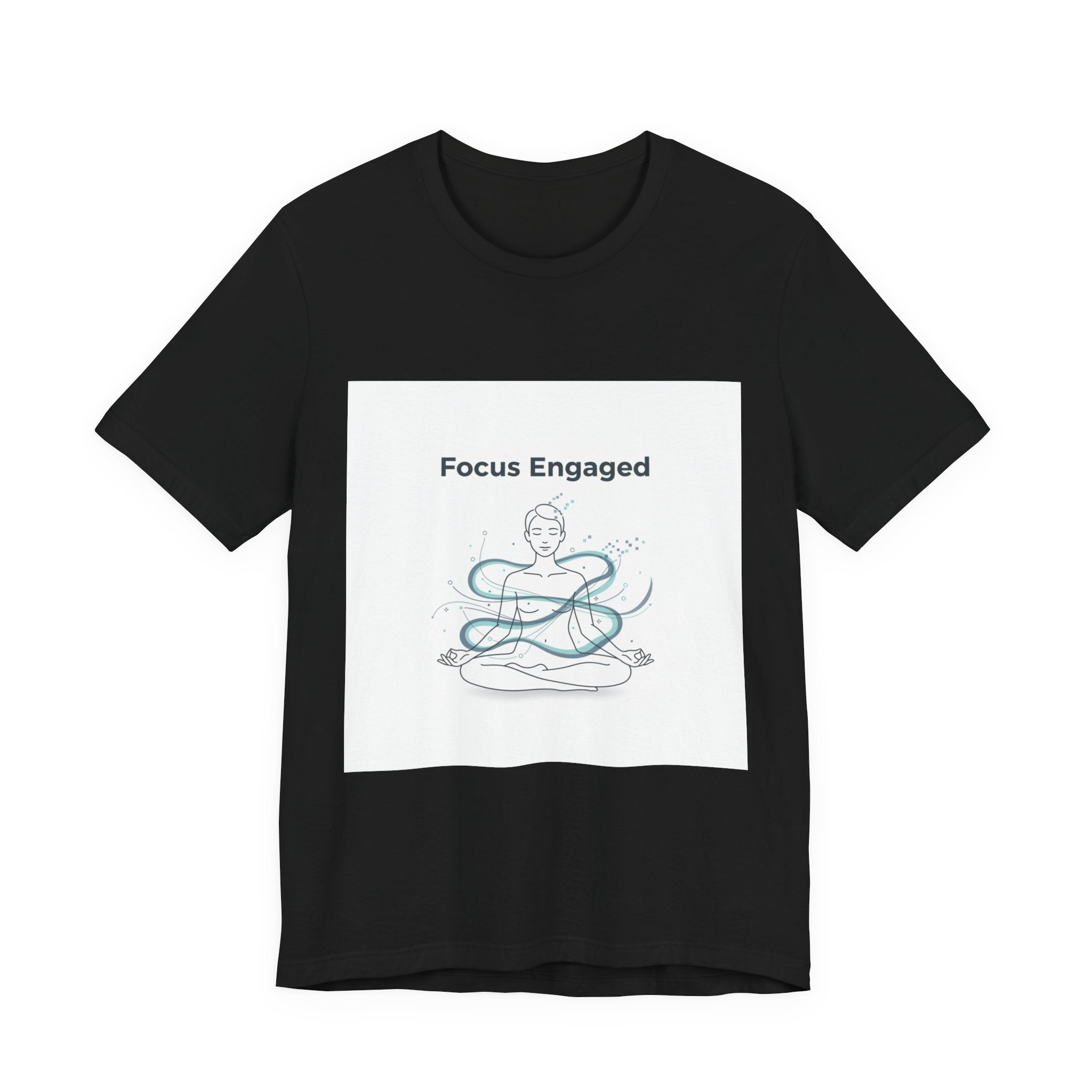 Focus Engaged T-Shirt | Flow State productivity art, ADHD merch