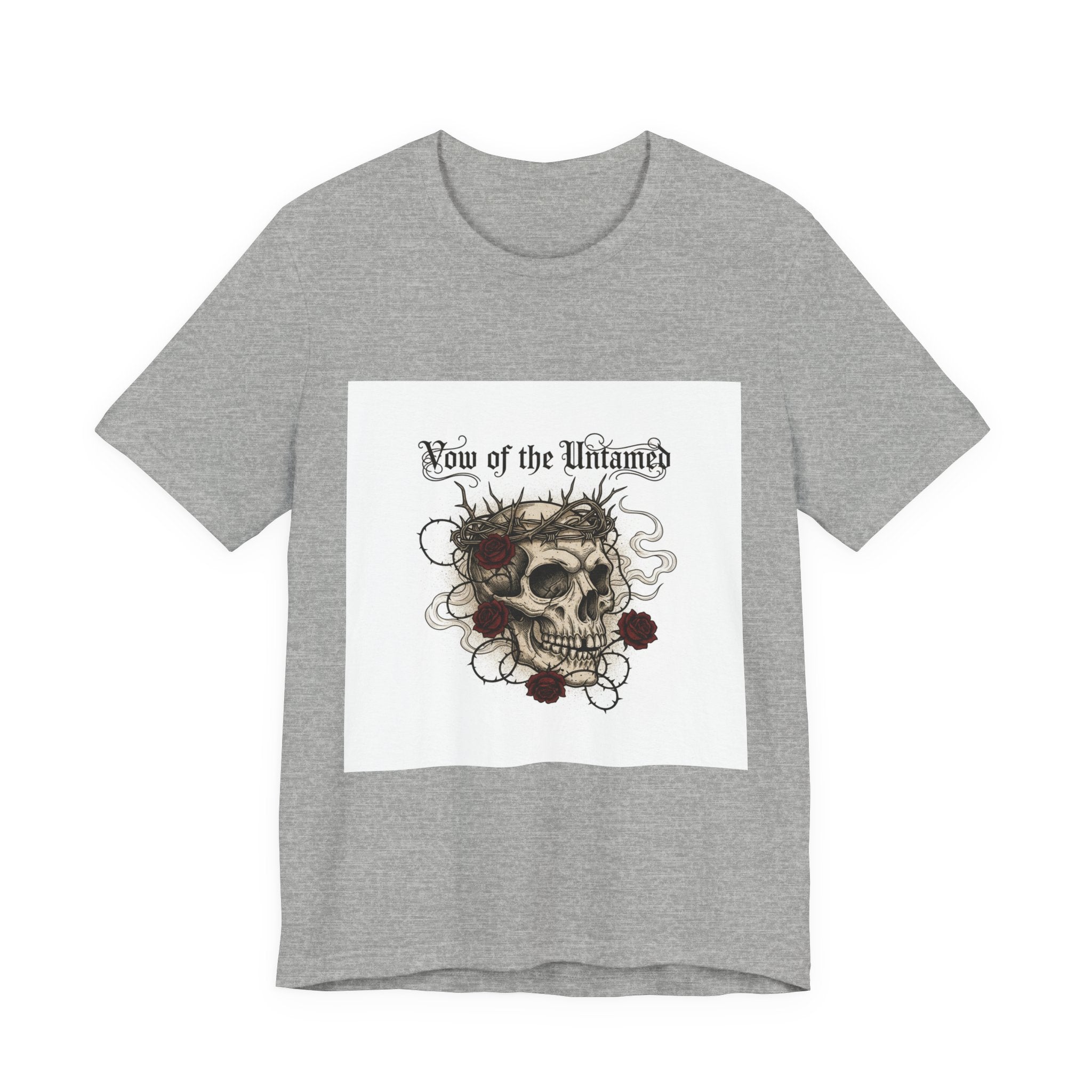 Row of the Untamed Skull Tee | western skull art, gothic Americana