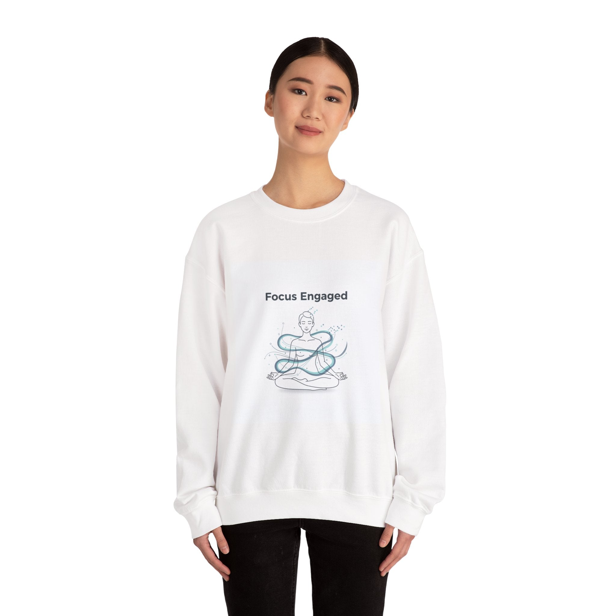 Focus Engaged Sweatshirt | Flow State, Productivity Motivation