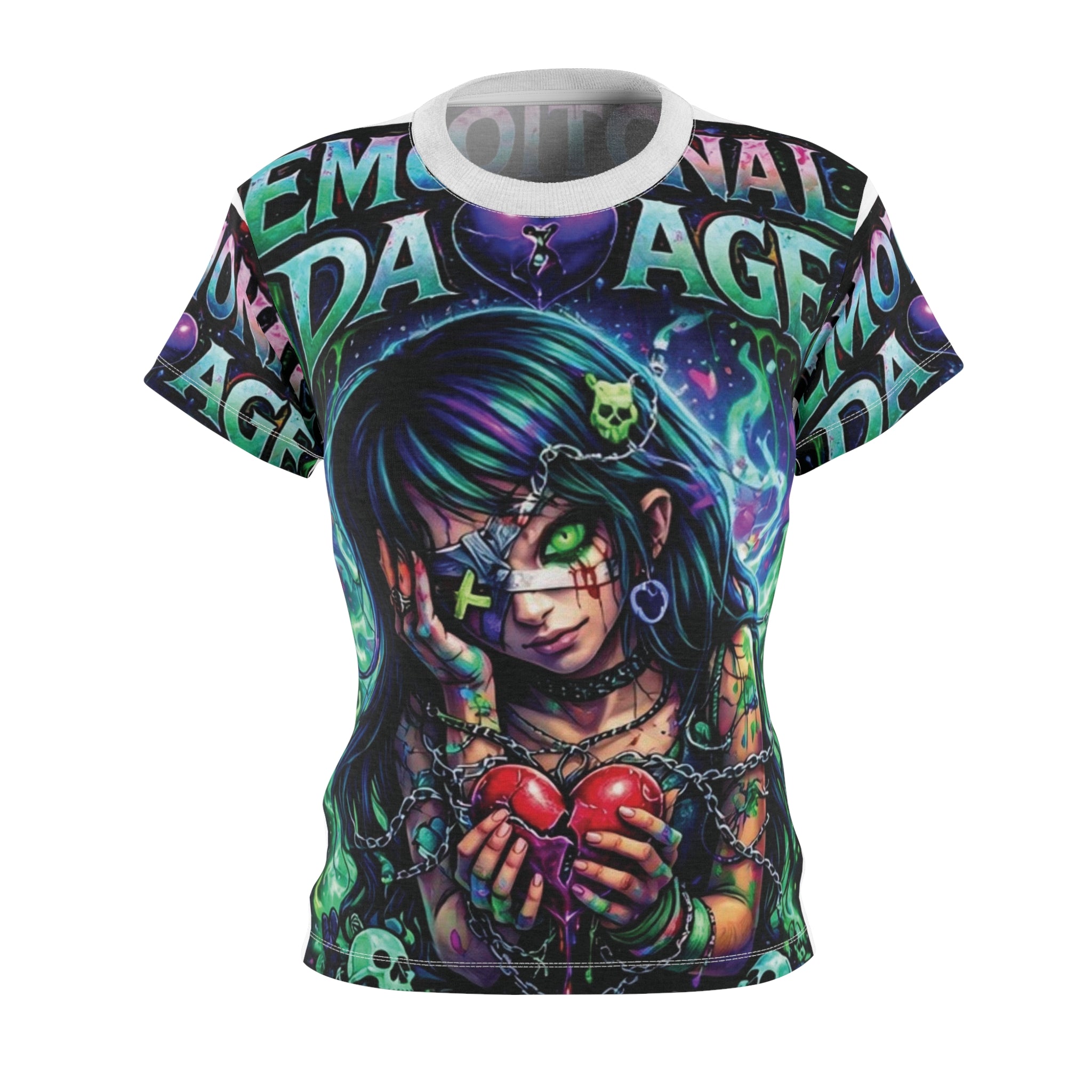 Emotional Damage Gothic Anime Tee — Women's All-Over Print